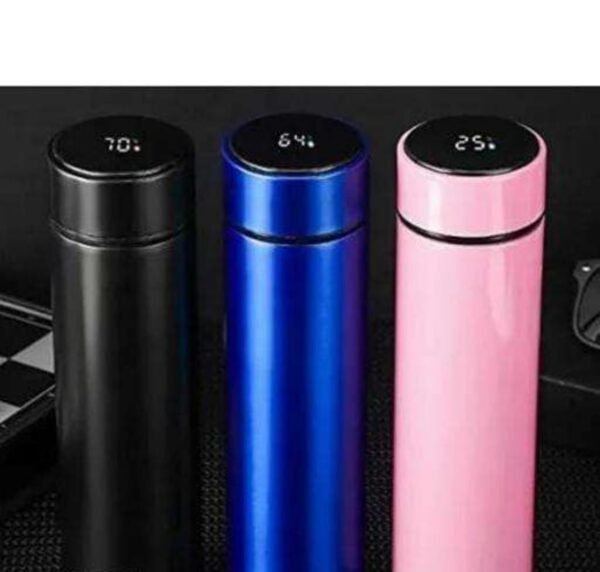 Smart Vacuum Insulated Water Bottle with LED Temperature Display 500 ml
